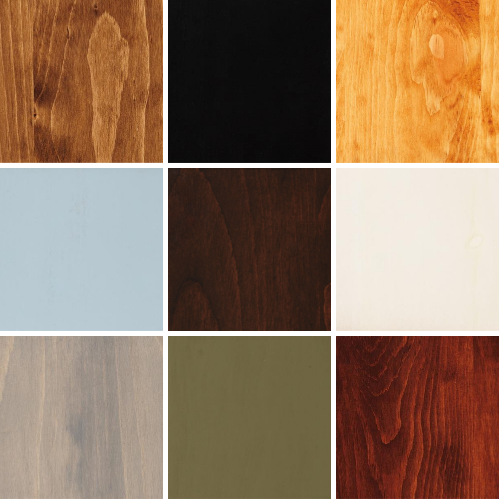 Finish Samples - Keystone (Pine) Furniture Collection (Sample fee will be refunded when samples are returned)