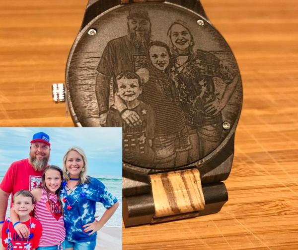 Photo Engraved Watch 