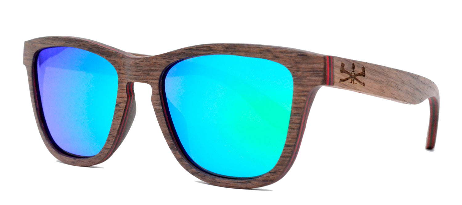 Camber Walnut Wood Polarized Sunglasses from The Wood Reserve