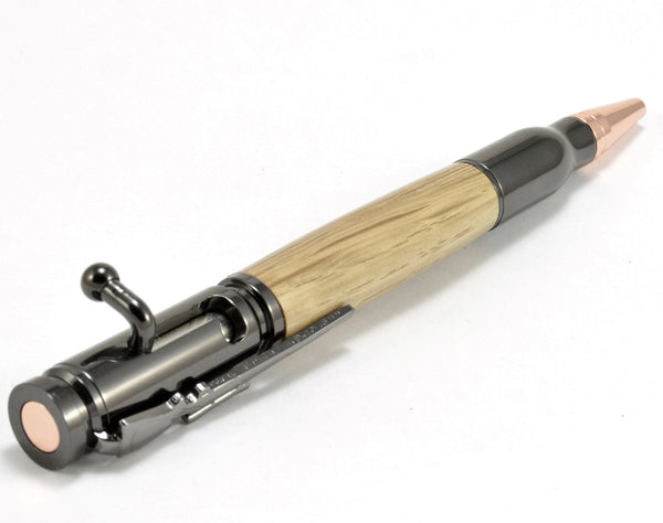 Bolt Action - Whiskey Barrel Wood Pen