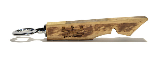 SwitchWood -  Whiskey Barrel Bottle Opener