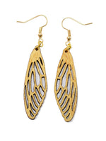 Wing Earrings - Canarywood