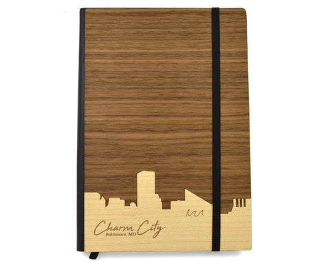 City Skyline - Wood Journal