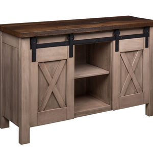 Westland - Amish Barn Door Sideboard w/ Reclaimed Barn Wood Top