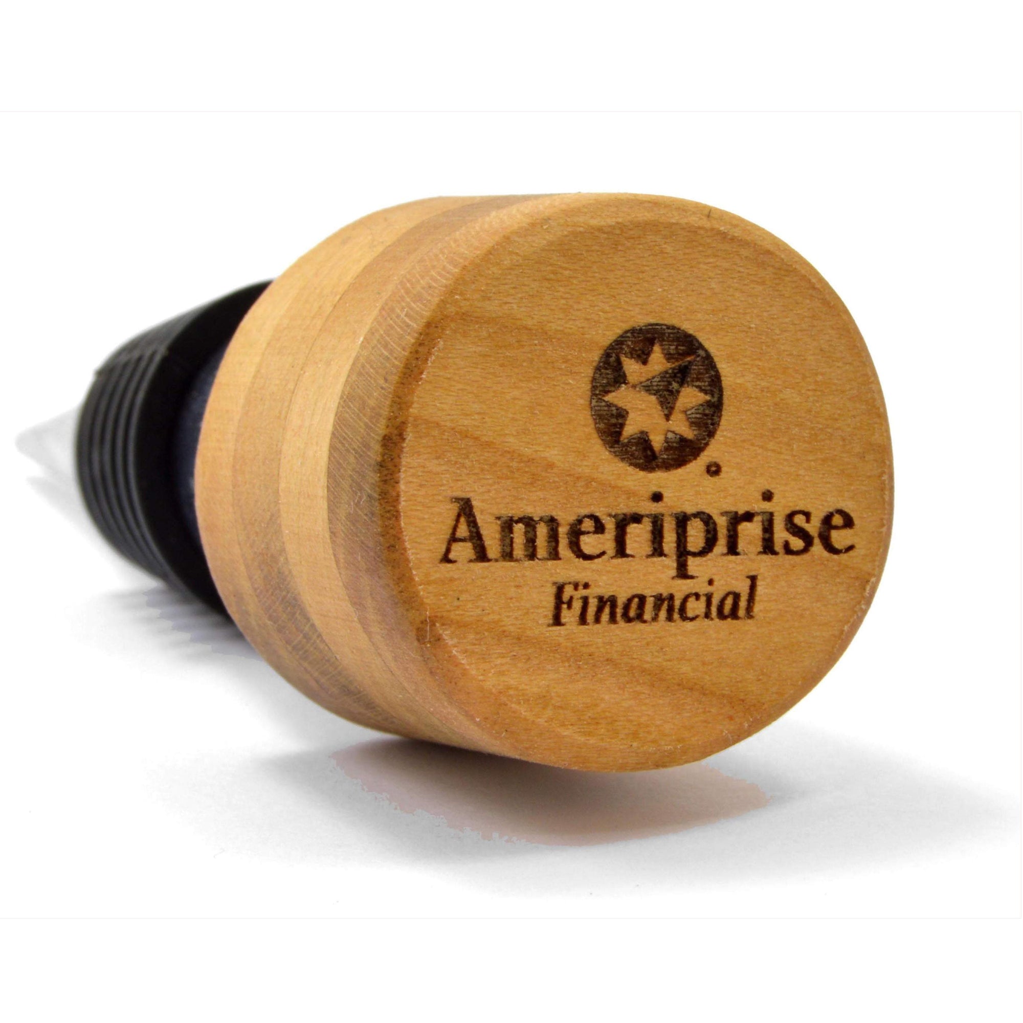 Cherry Wood Wine Stopper with Custom Engraving Option