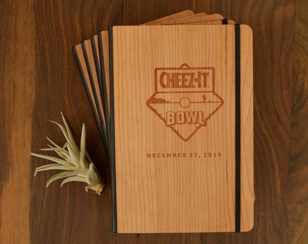 Customizable Wooden Notebook