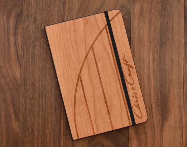 Custom Chris Craft Boats Wood Notebook