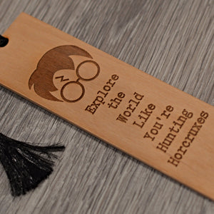 Harry Potter wood bookmark