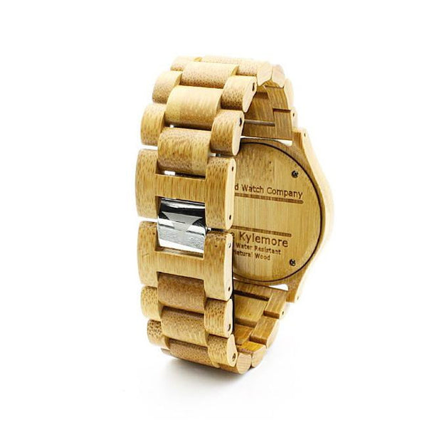 Kylemore - Solid Bamboo Wood Watch