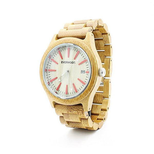 Kylemore - Solid Bamboo Wood Watch