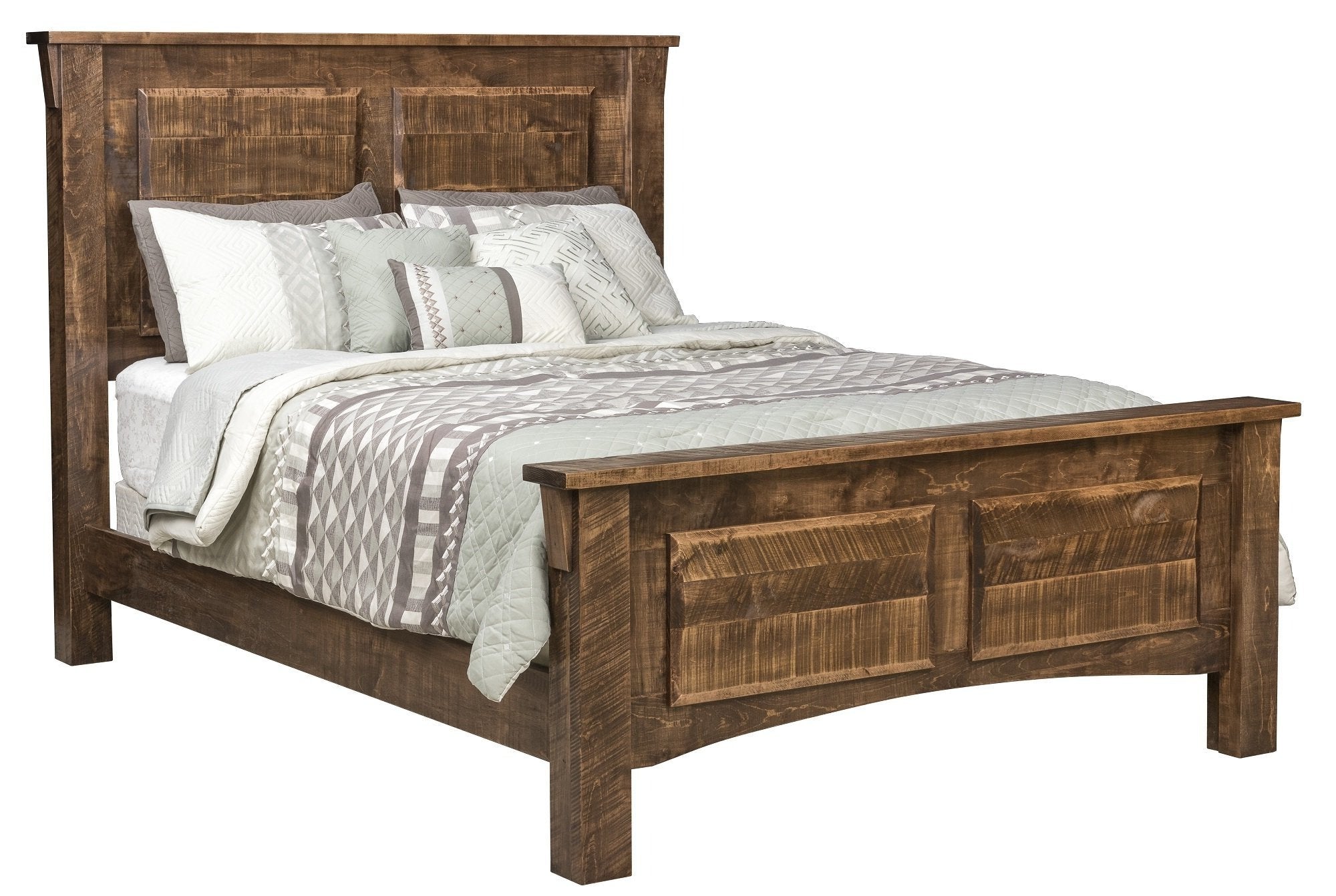 Sportsman - Rough Cut Maple 2-Panel Bed