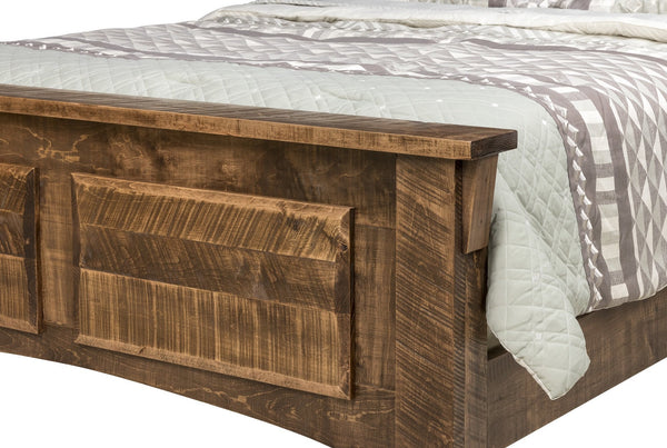 Sportsman - Rough Cut Maple 2-Panel Bed