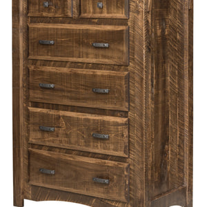 Amish Rough-Cut Chest of Drawers