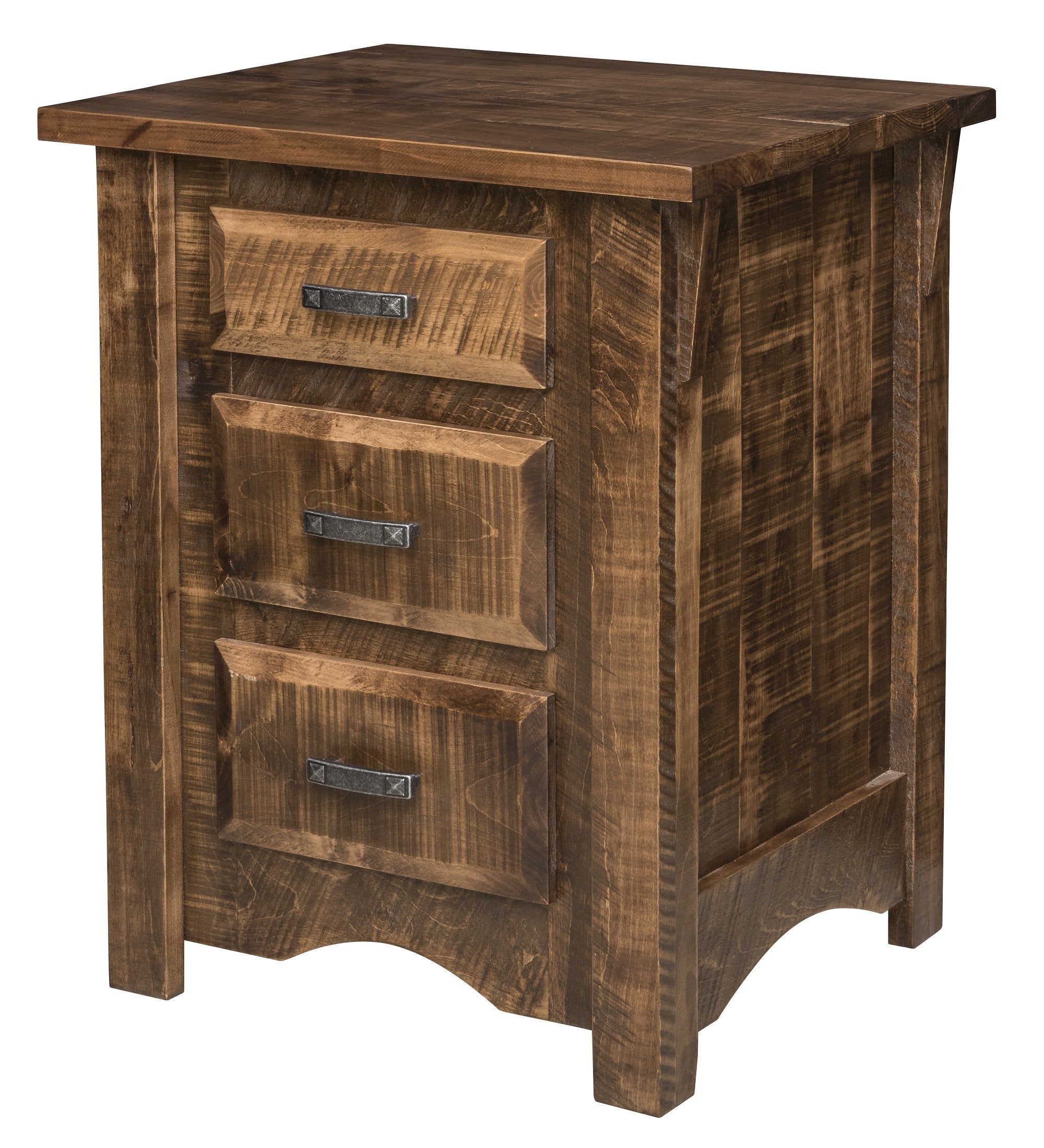 Sportsman - Rough-Cut Maple Night Stand