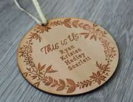 This is Us Wood Ornament
