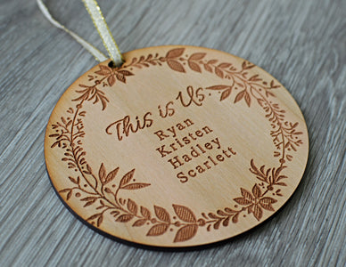 This is Us Wood Ornament