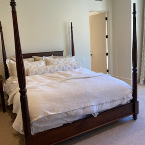 Dutch Pencil Post Bed / Cherry Wood / Tavern Finish