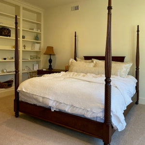 Dutch Pencil Post Bed / Cherry Wood / Tavern Finish