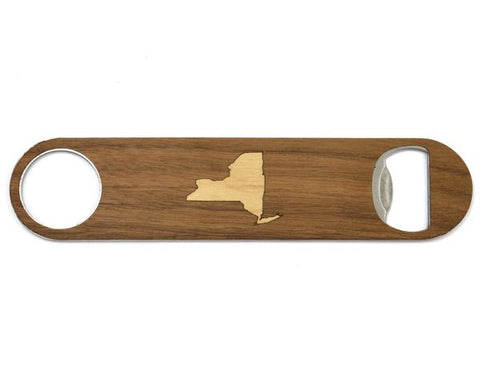 State Inlay Wood Bottle Opener